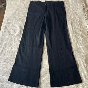 EUC Theory black linen blend pants, size 10